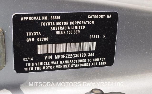 
								2014 TOYOTA HILUX full									