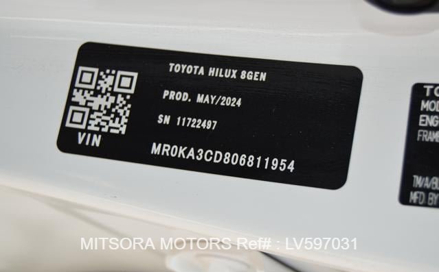 
								2024 TOYOTA HILUX DOUBLE CABIN full									