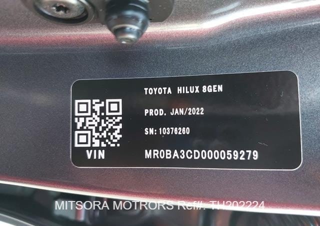 
								2022 Toyota Hilux full									