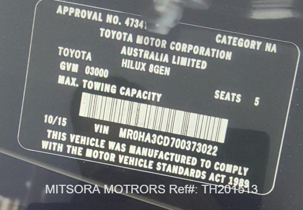 
								2015 Toyota Hilux full									